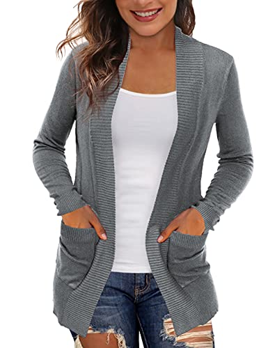 REDHOTYPE Women's Cardigans with Pockets Casual Lightweight Open Front Cardigan Sweaters for Women (S-2XL)