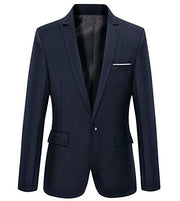 Beninos Mens Blazer Jacket Slim Fit Casual One Button Sport Coats