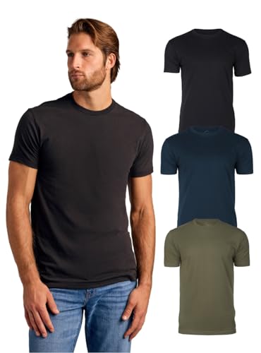 True Classic Mens T-Shirts - Short Sleeve Crew Neck Plain Novelty T Shirt for Men