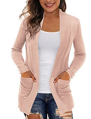 REDHOTYPE Women's Cardigans with Pockets Casual Lightweight Open Front Cardigan Sweaters for Women (S-2XL)