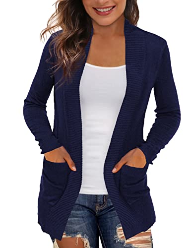 REDHOTYPE Women's Cardigans with Pockets Casual Lightweight Open Front Cardigan Sweaters for Women (S-2XL)