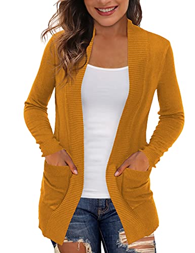 REDHOTYPE Women's Cardigans with Pockets Casual Lightweight Open Front Cardigan Sweaters for Women (S-2XL)