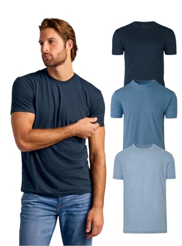 True Classic Mens T-Shirts - Short Sleeve Crew Neck Plain Novelty T Shirt for Men