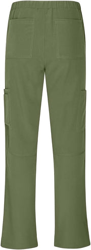 M&M SCRUBS Women's Breathable Cool Stretch Fabric Scrub Top and cargo Pant Set
