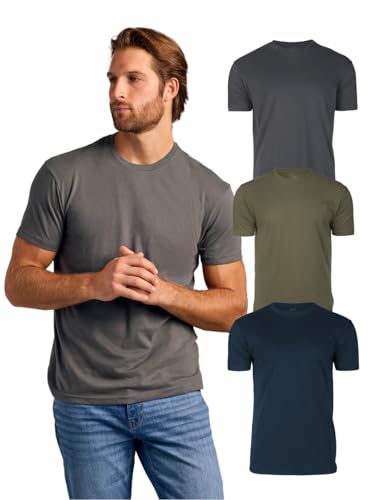 True Classic Mens T-Shirts - Short Sleeve Crew Neck Plain Novelty T Shirt for Men