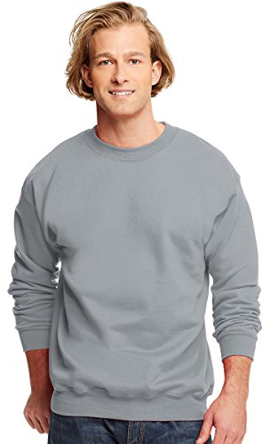 Hanes Men's Ultimate Sweatshirt, Heavyweight Fleece Sweatshirt, Crewneck Pullover for Men