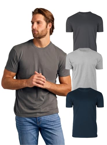 True Classic Mens T-Shirts - Short Sleeve Crew Neck Plain Novelty T Shirt for Men