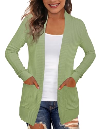 REDHOTYPE Women's Cardigans with Pockets Casual Lightweight Open Front Cardigan Sweaters for Women (S-2XL)