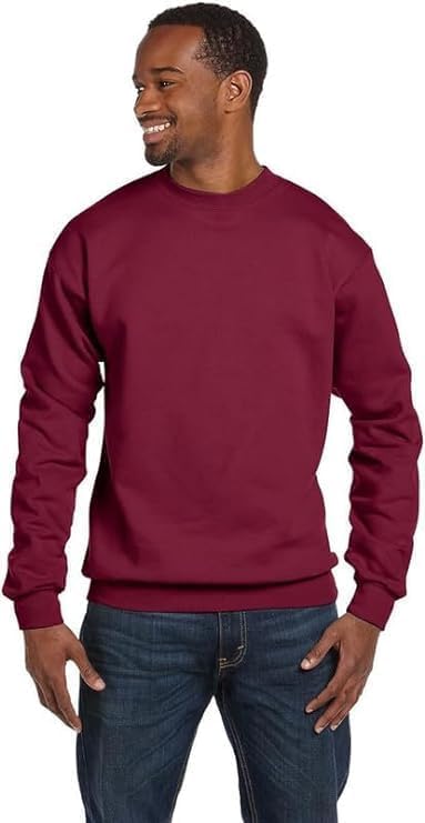 Hanes Men's EcoSmart Fleece, Pullover Crewneck Sweatshirt, 1 or 2 Pack