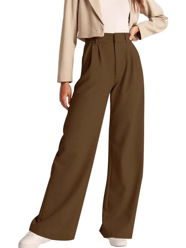 NIMIN High Waisted Work Pants for Women Business Casual Outfits 2025 Office Dress Pants Trousers with Pockets