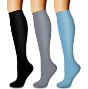 Laite Hebe 3 Pack Medical Compression Sock-Compression Sock for Women and Men-Best for Running,Nursing,Sports