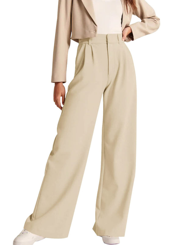 NIMIN High Waisted Work Pants for Women Business Casual Outfits 2025 Office Dress Pants Trousers with Pockets