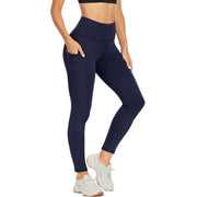 NexiEpoch High Waisted Leggings for Women - Black Tummy Control Compression Soft Yoga Pants for Workout Reg & Plus Size