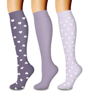 Laite Hebe 3 Pack Medical Compression Sock-Compression Sock for Women and Men-Best for Running,Nursing,Sports