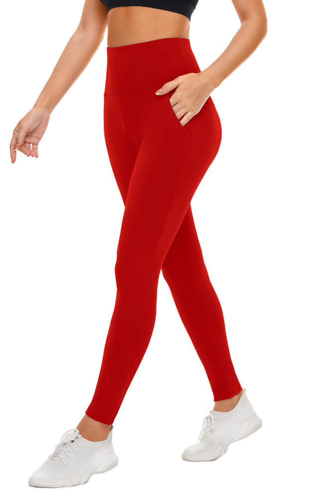 FULLSOFT Soft Leggings for Women - High Waisted Tummy Control No See Through Workout Yoga Pants