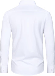 Alimens & Gentle Slim Fit Mens Dress Shirts Long Sleeve Dress Shirts for Men Stain Sheild Button Down Shirt Men Big