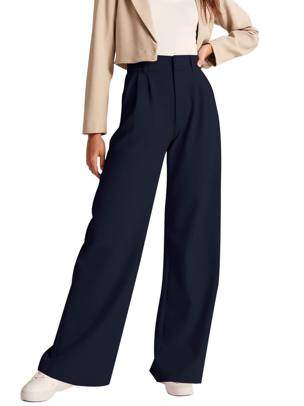 NIMIN High Waisted Work Pants for Women Business Casual Outfits 2025 Office Dress Pants Trousers with Pockets