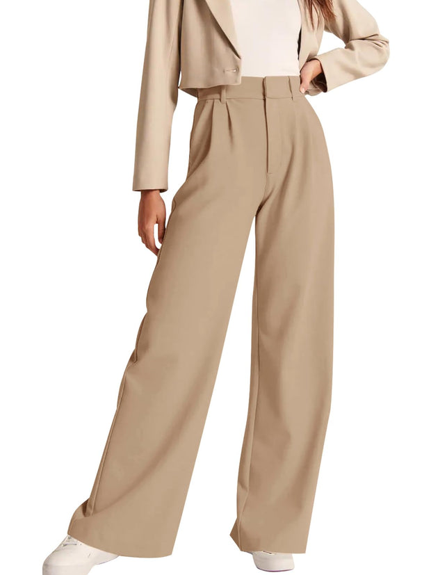NIMIN High Waisted Work Pants for Women Business Casual Outfits 2025 Office Dress Pants Trousers with Pockets