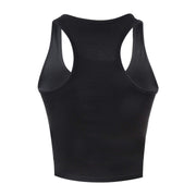 4 Pieces Women's Crop Tops Cotton Basic Tank Tops Racerback Sleeveless Sports Workout Crop Tank Tops