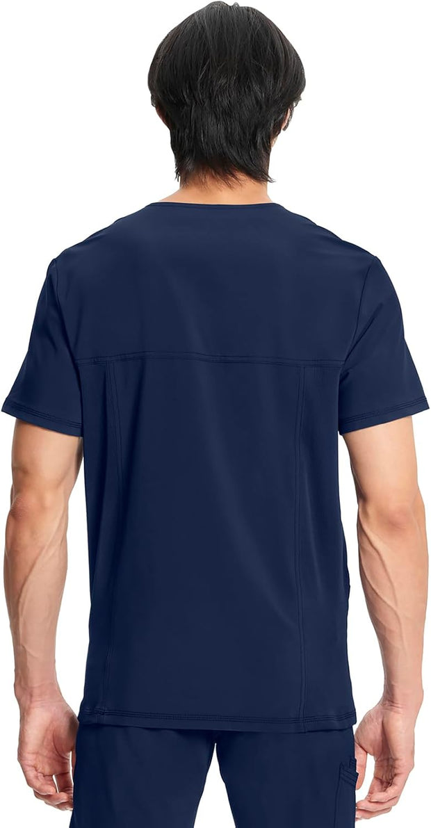 Infinity Cherokee V- Neck Men's Scrub Top with Rib Knit Back Panels CK900A