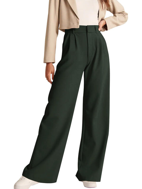 NIMIN High Waisted Work Pants for Women Business Casual Outfits 2025 Office Dress Pants Trousers with Pockets