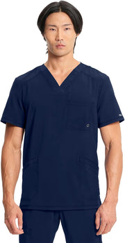 Infinity Cherokee V- Neck Men's Scrub Top with Rib Knit Back Panels CK900A