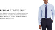 Kenneth Cole Men's Dress Shirt Regular Fit Solid