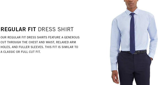 Kenneth Cole Men's Dress Shirt Regular Fit Solid