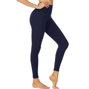 NexiEpoch High Waisted Leggings for Women - Black Tummy Control Compression Soft Yoga Pants for Workout Reg & Plus Size