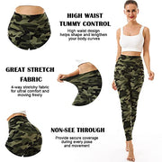 FULLSOFT Soft Leggings for Women - High Waisted Tummy Control No See Through Workout Yoga Pants
