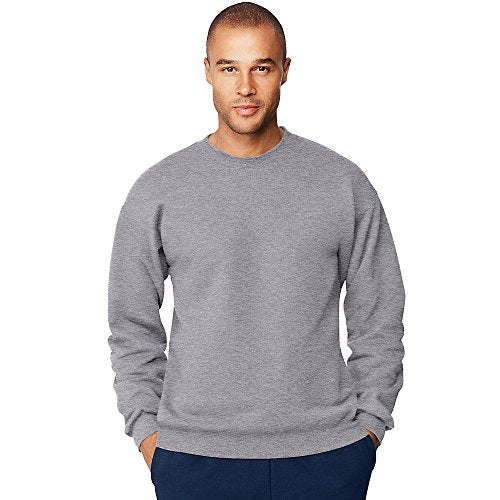 Hanes Men's Ultimate Sweatshirt, Heavyweight Fleece Sweatshirt, Crewneck Pullover for Men