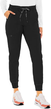 Med Couture Scrub Pants for Women Jogger Pant with 5 Pockets, Lightweight, Ultra Soft, 2-Way Stretch Fabric - MC7710