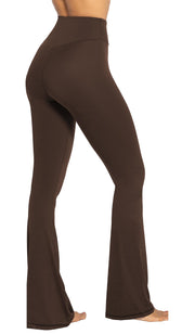 Sunzel Flare Leggings, Crossover Yoga Pants with Tummy Control, High-Waisted and Wide Leg