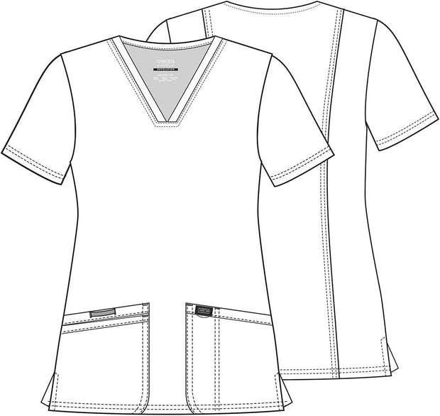Cherokee Medical Women's Scrub Top V-Neck with 3 Pockets & Soft Fabric WW620