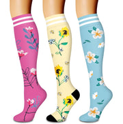 Laite Hebe 3 Pack Medical Compression Sock-Compression Sock for Women and Men-Best for Running,Nursing,Sports