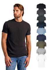 True Classic Mens T-Shirts - Short Sleeve Crew Neck Plain Novelty T Shirt for Men