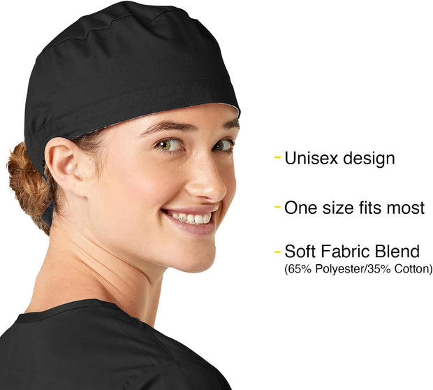 WonderWink Tie Back Scrub Cap