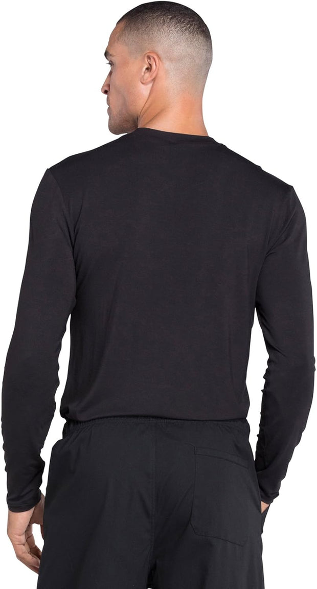 Cherokee Men's Underscrub Knit Top Modern Fit with Crew Neck and Center Back Length: 29" - WW700