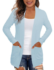 REDHOTYPE Women's Cardigans with Pockets Casual Lightweight Open Front Cardigan Sweaters for Women (S-2XL)