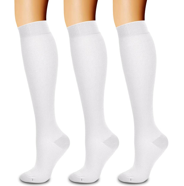 Laite Hebe 3 Pack Medical Compression Sock-Compression Sock for Women and Men-Best for Running,Nursing,Sports