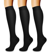 Laite Hebe 3 Pack Medical Compression Sock-Compression Sock for Women and Men-Best for Running,Nursing,Sports
