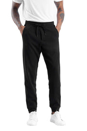 THE GYM PEOPLE Mens' Fleece Joggers Pants with Deep Pockets in Loose-fit Style