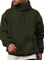 JMIERR Mens Casual Cotton Hooded Collar Drawstring Hoodies Pullover Sweatshirts Casual Long Sleeve Shirts