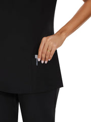 COZYFIT Scrubs for Women Set - Stretch V-Neck Scrub Top & Jogger Pant with 8 Pockets