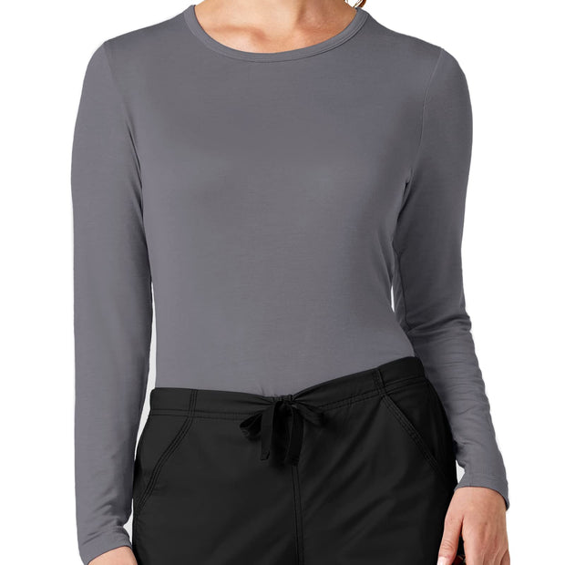 WonderWink Women's Silky Long Sleeve Tee