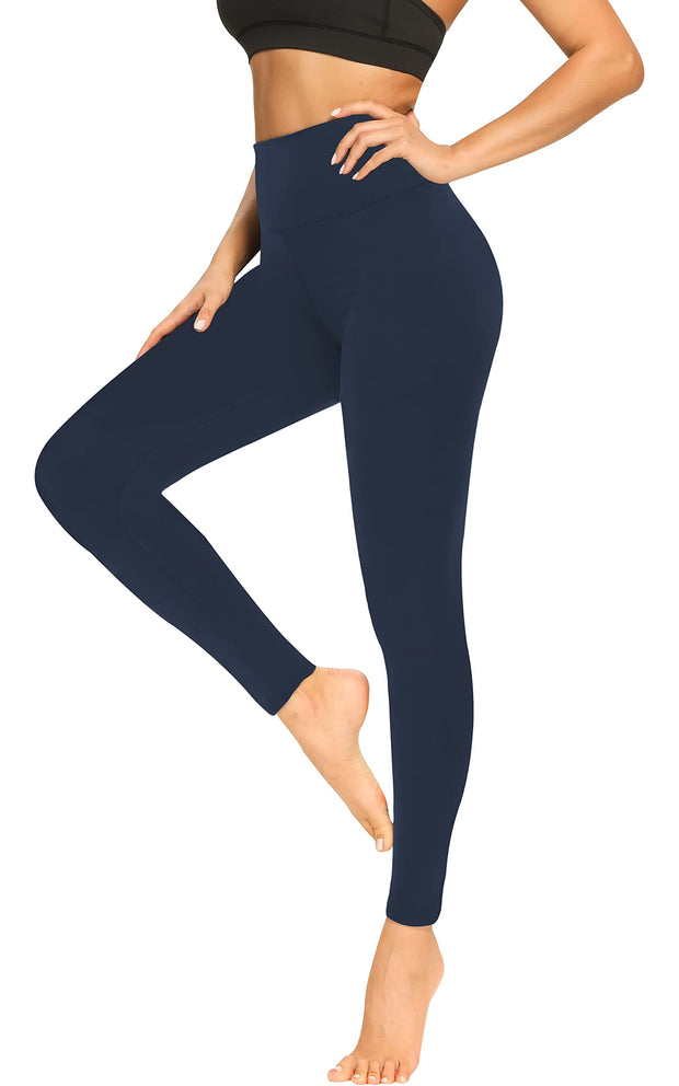 FULLSOFT Soft Leggings for Women - High Waisted Tummy Control No See Through Workout Yoga Pants