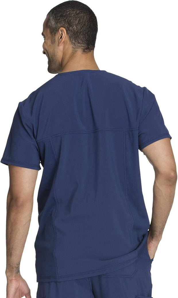 Infinity Cherokee V- Neck Men's Scrub Top with Rib Knit Back Panels CK900A