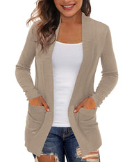 REDHOTYPE Women's Cardigans with Pockets Casual Lightweight Open Front Cardigan Sweaters for Women (S-2XL)