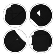 HuiSiFang Womens Fall Fashion 2 Piece Blazer Sets Open Front Blazers and Slim Fit Pants Suits Set
