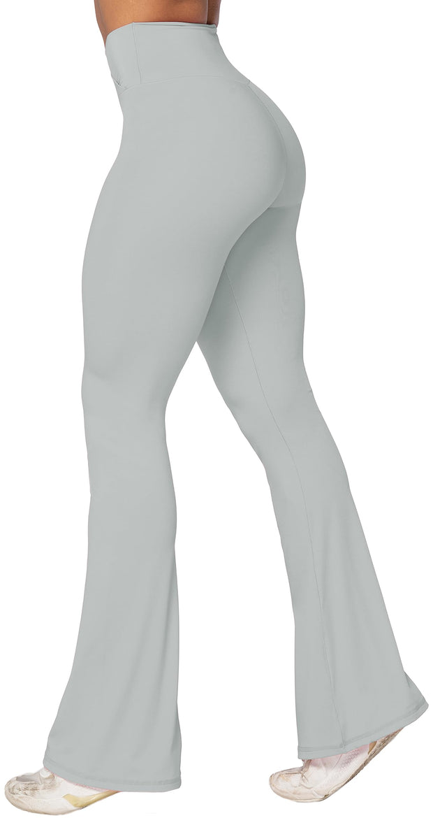 Sunzel Flare Leggings, Crossover Yoga Pants with Tummy Control, High-Waisted and Wide Leg
